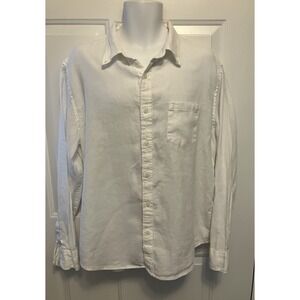 J. Crew White Casual Button Down Shirt